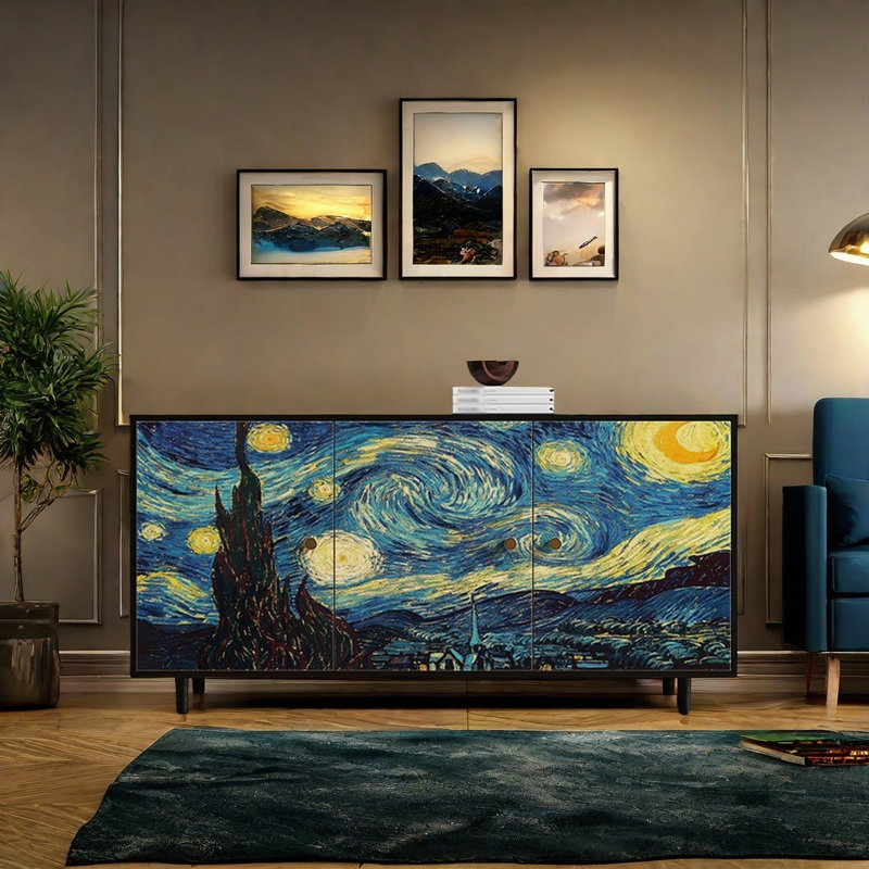 Armoire décorative French Abstract Art