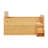 Full Size Wooden Bed with LED Light, Storage Drawers & Ladder for Kids Bedroom, Wood color-788040812