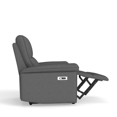 Wall Hugger Recliner,Zero Wall Power Recliner Chair,Electric Recliner For Living Room,Fabric Reclining Armchair For Small Space,Reclining Sofa For Bedroom/Apartment/RV,USB Port(Type-C) (Dark Gray)