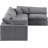 Hulene Velvet L-Shaped Sectional Reversible-87141396