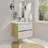 Caryll Wall Mounted Single Bathroom Vanity with Ceramic Sink, Modern Storage Cabinet with DTC Soft-Close Hinges, for Bathroom, Apartment & Hotel Style-916911793-907008364-931875227