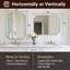 Miroir de salle de bain Modern Cadre en acier inoxydable-864994763-856682505