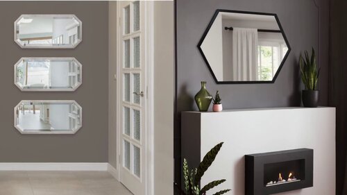 Etta Avenue Seamus Rectangle Glass Wall Mirror & Reviews