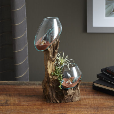 Bois avec verre fondu Mcmurry