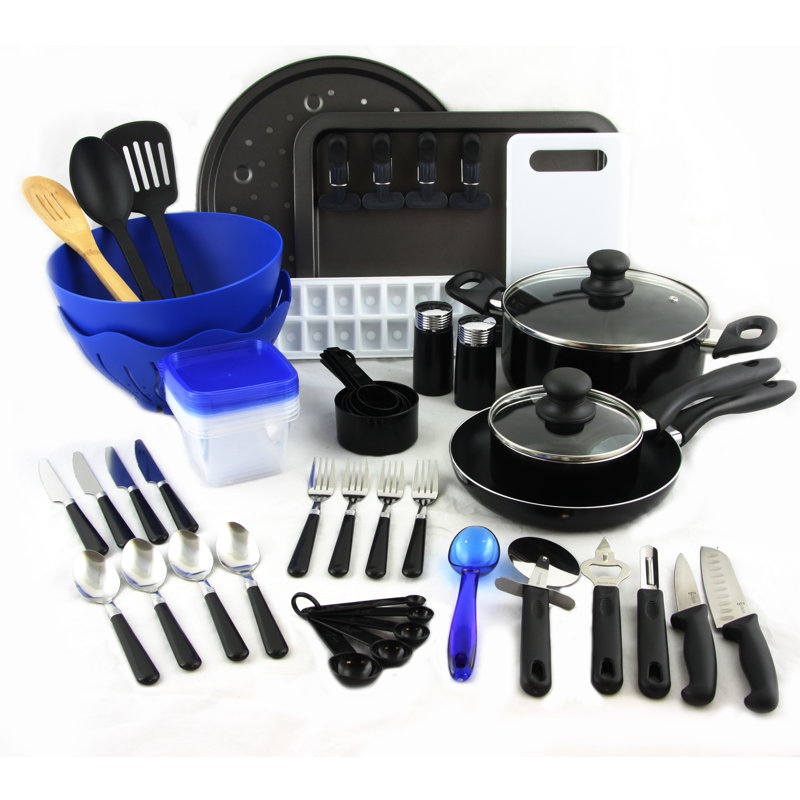 Ensemble de cuisine de cuisine totale 59 pièces gibson