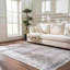 Tapis oriental vert lavable à la machine Jaelyne Boho-658890824