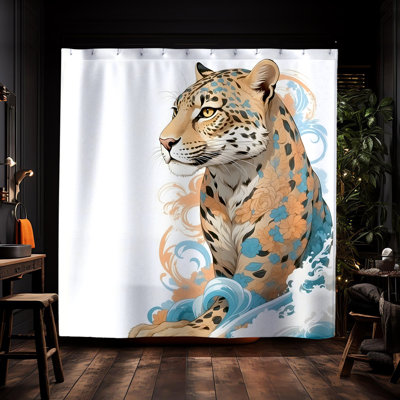 Rideau de douche Afrim Leopard