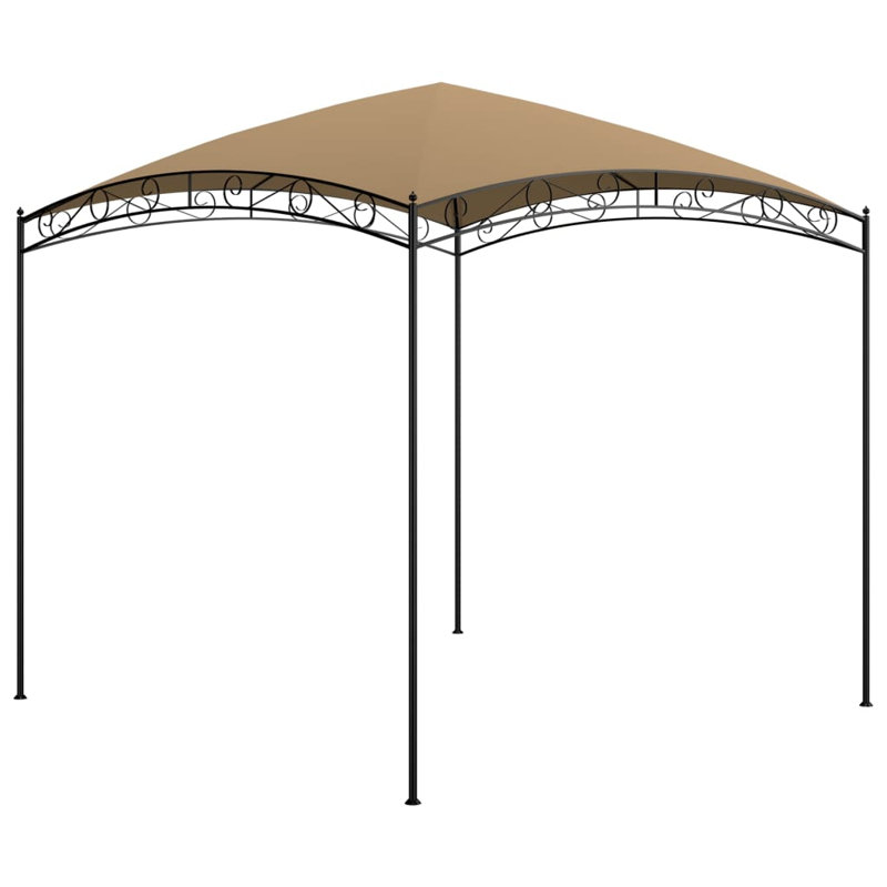 Slough 3m x 4m Steel Pop-Up Gazebo, 3m x 3m, Taupe