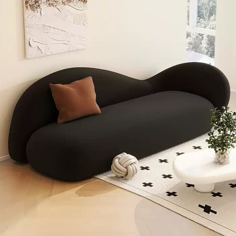 Méridiennes simples d'intérieur, coussin de siège épais, Accoudoir à droite (vu de face)