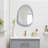 Ahrends Asymmetrical Mirror with Gray Glass Framing