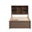 Modern Twin Size Bed Frame With Built-In USB Port On Bookcase Headboard And 2 Drawers-106845168