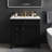30" Bathroom Vanity with Single Sink Top, 2 Storage Drawers & Tip-Out Drawer-1563658019