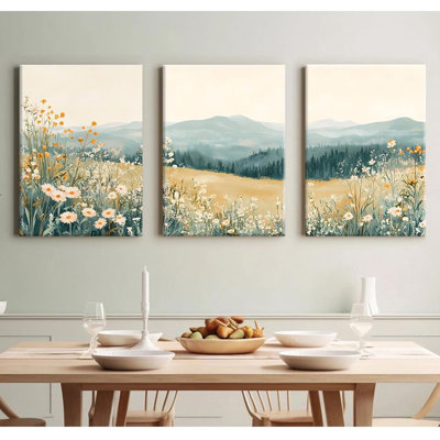 3 Piece Wrapped Canvas Print