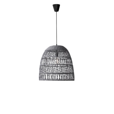 Destin 1 - Light Grey Dome Pendant