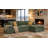 Coffee-Bean Like Upholstered Full Compressed Sectional