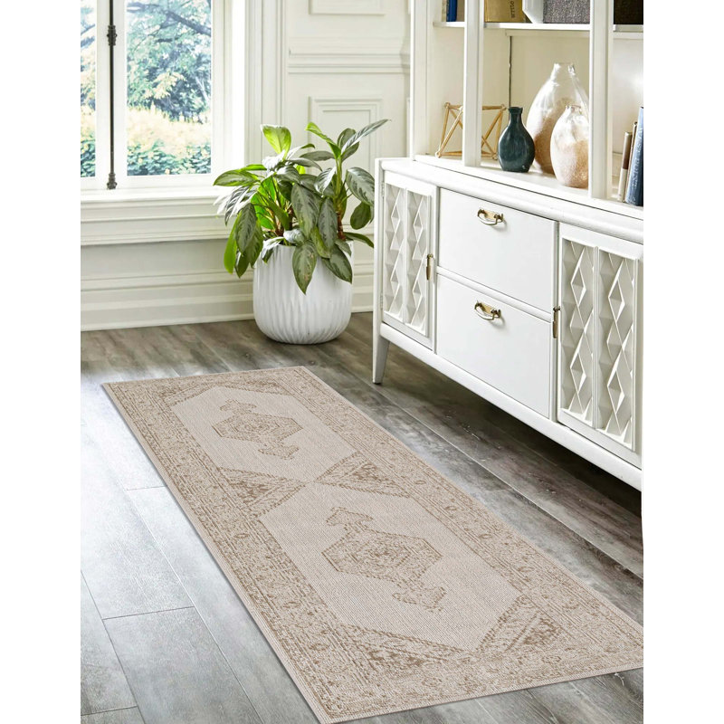 Maude Brown Rug, Runner 2'7" x 8'