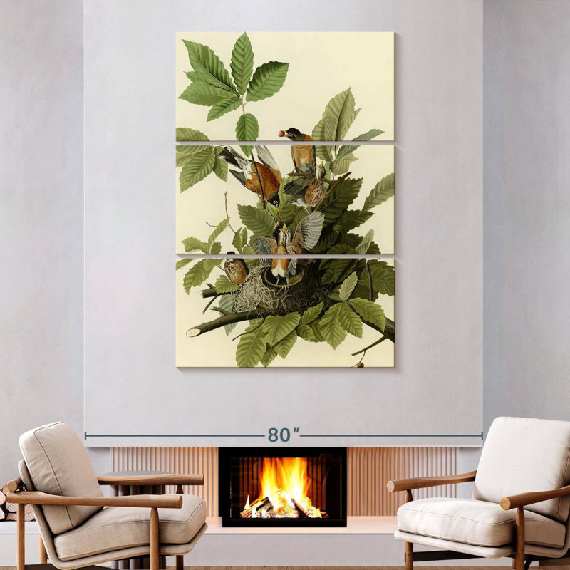 Brampt American Robin, 74" H x 48" W