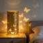 Veilleuse papillon avec projection rotative, lampe de table portable alimentée par USB pour la chambre à coucher, éclairage d'ambiance avec 6 couleurs, fonctionnement silencieux, cadeau idéal