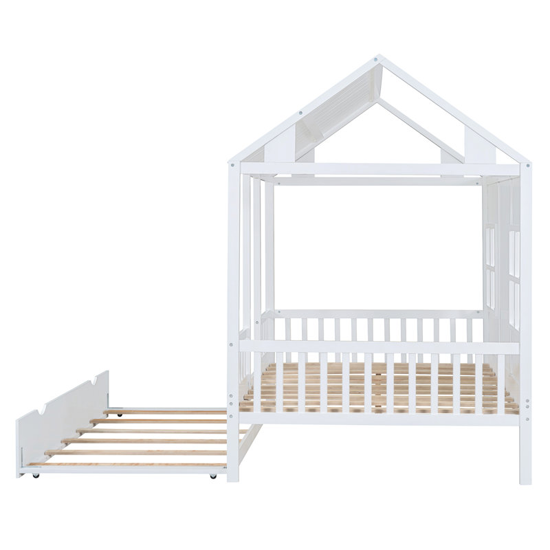 Lit gigogne en bois, Double