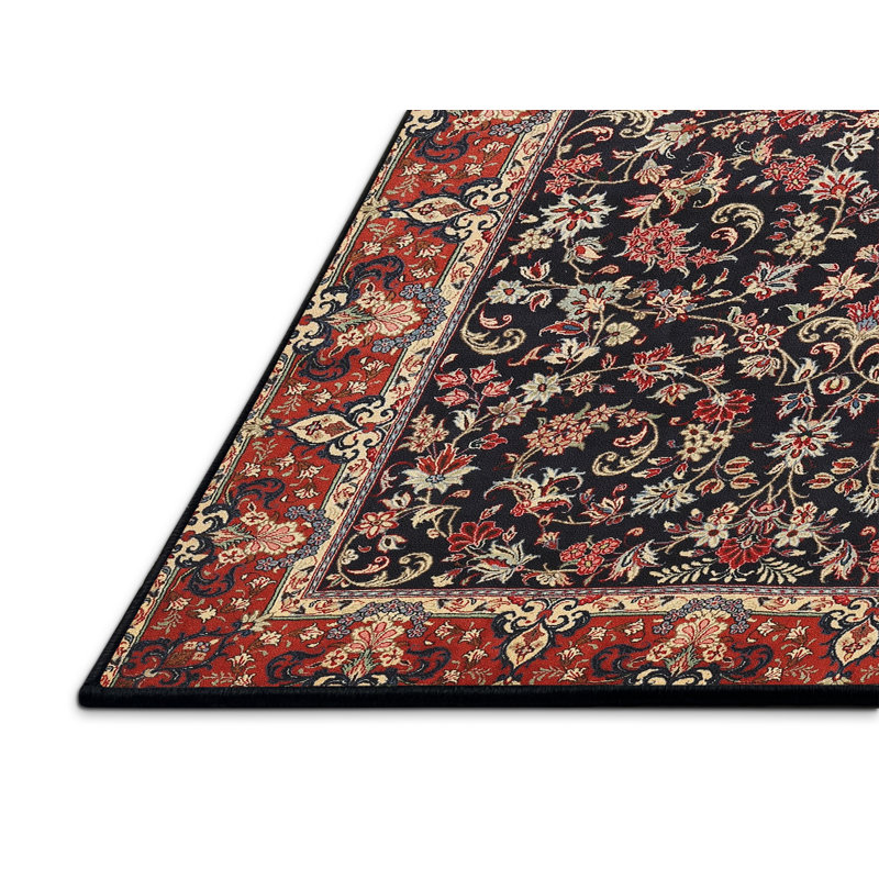 Guccione Floral Indoor Rug, Rectangle 5' x 7'