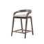 Tabouret de comptoir rembourré en bois Gurnaik-107848127-107848128