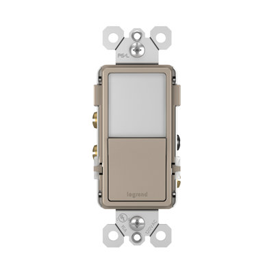 Radiant 15-Amp Single Pole and 3-Way Rocker Light Switch