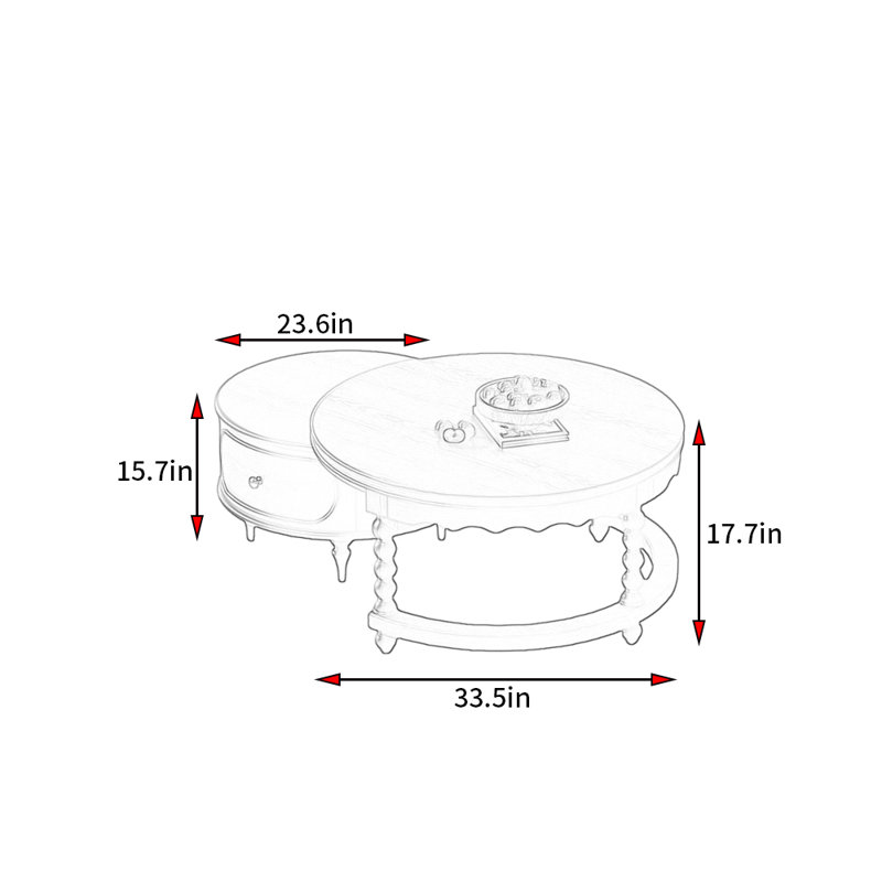 Modern Minimalist Style Coffee Table
