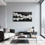 Motif texturé ondulé noir et blanc tendance-1645745181