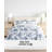 Stone All Season Down-Alternative Comforter Set in Cabbage Rose Stripe-921319411