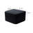 Black Corduroy Compressed Ottoman Footrest