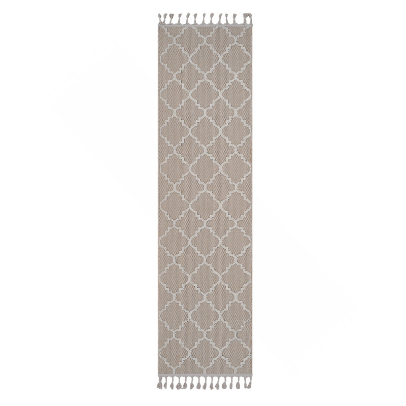 Collection 2X8 / Trellis Indoor / Outdoor Runner Rug, Runner 2'2" x 8'