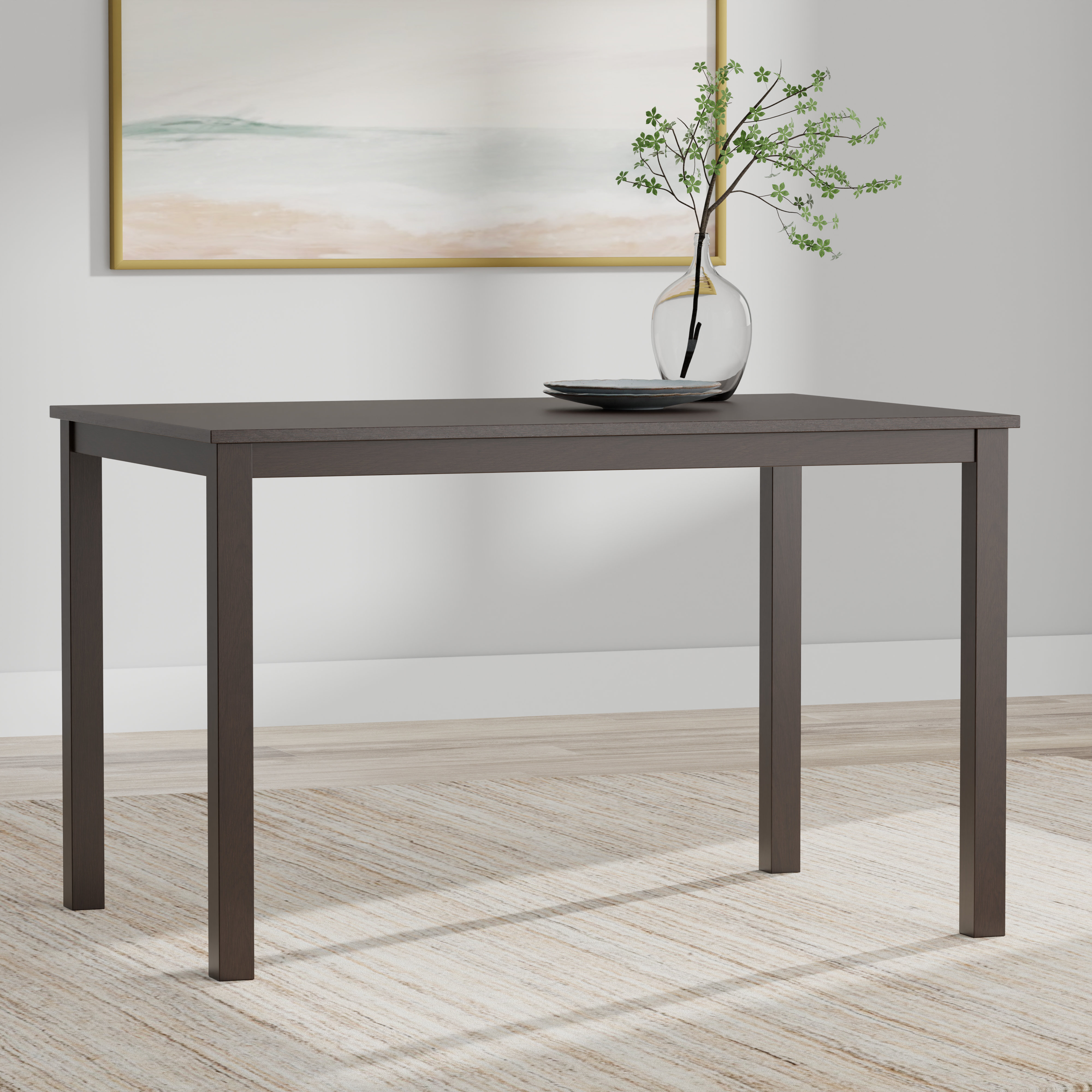 Ebern Designs Solid Wood Base Dining Table | Wayfair