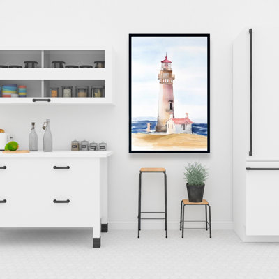 «Oregons Yaquina Head Lighthouse» sur toile