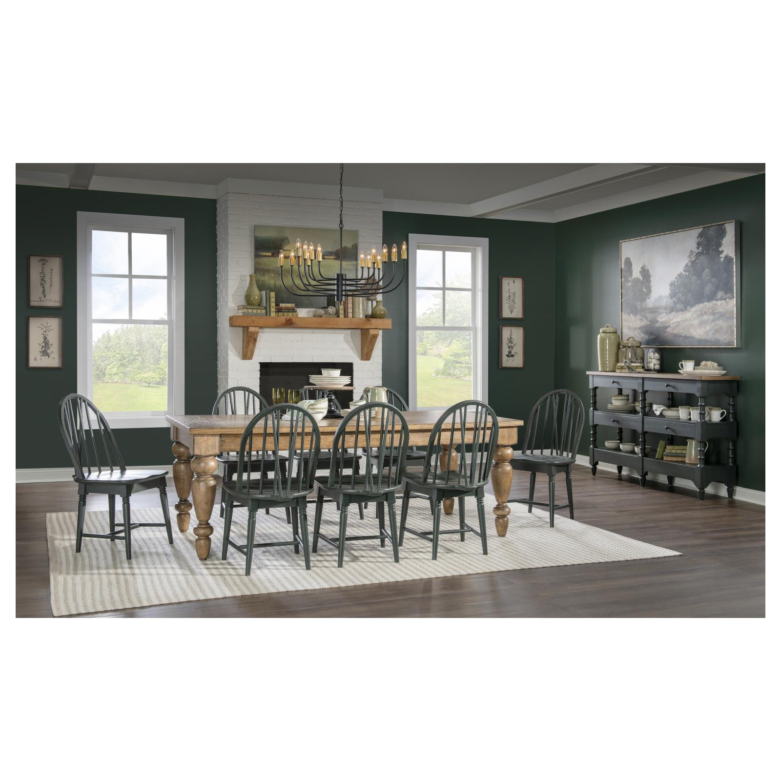 Country Living Side Chair 1, Green