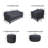 Briles Metal Outdoor Conversation Set Group Seating Patio Furniture Covers