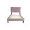 Lit simple en velours - système de soutien à 12 lits stables, tête de lit réglable pour une qualité de sommeil et de détente optimale, sommier non inclus, support robuste, mobilier de chambre de luxe, sommeil idéal, non requis
