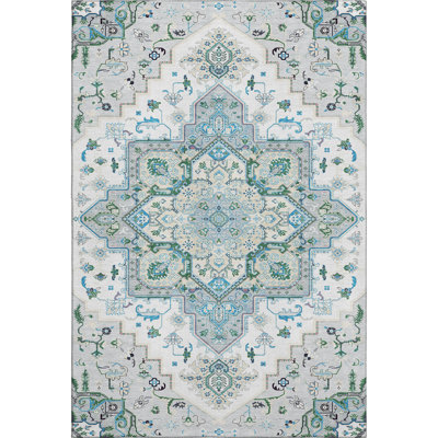 Premium Machine Washable Corum AMF1036 Oriental Rug