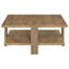 Rustic 3-Piece Coffee Table Set with Functional Storage and Display