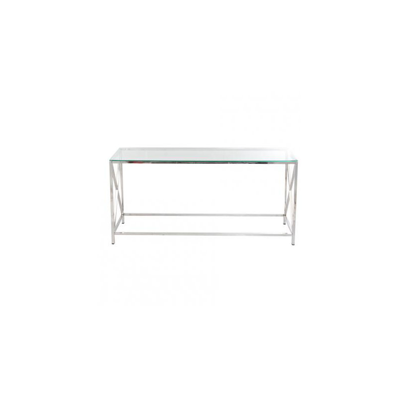 Guillermo Glass Top Writing Desk