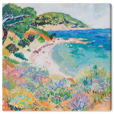 Vibrant Beach Colorful Coastal Wall Art by Art Remedy