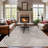 Contemporary Stripe Arch Design Area Rug-36700745