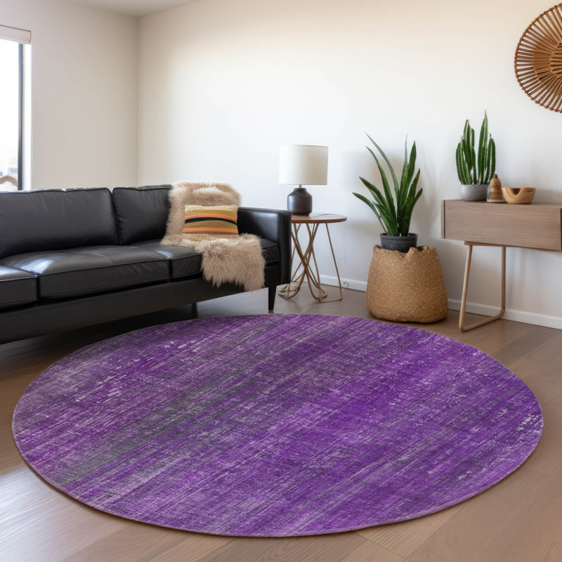 Tapis Cerrito avec envers antidérapant, Rond 8 pi