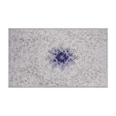 Tapis blanc soyeux et moelleux