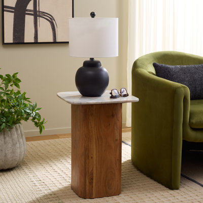 Table d'appoint en marbre Marisa