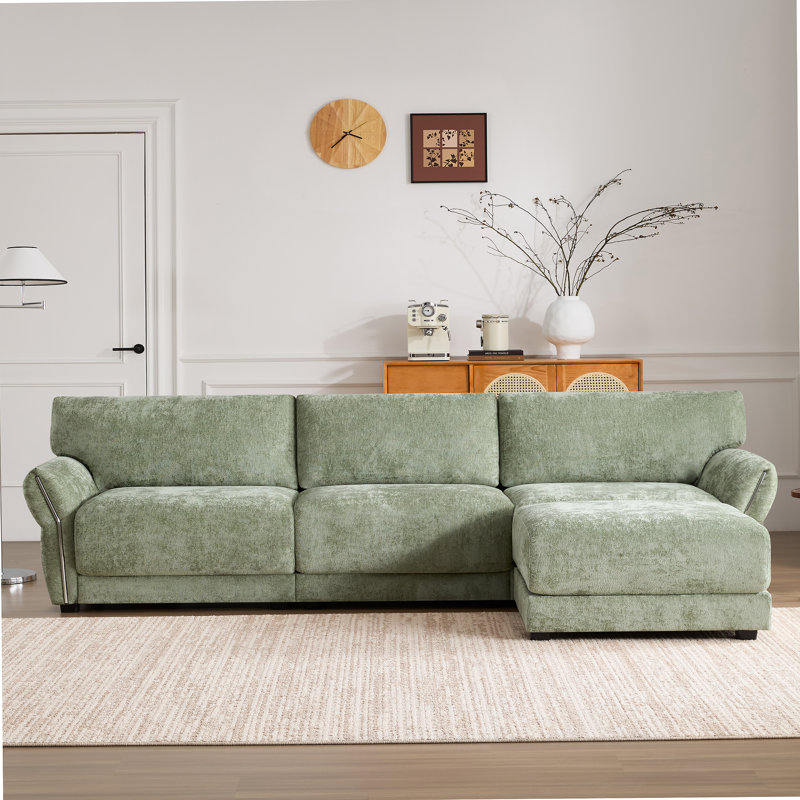 Canapé modulaire modulaire en forme de L, coussin de siège extra large, chargeur USB et de type C, accoudoir pétale, mousse haute densité, repose-pieds à mouvement libre, idéal pour la détente à la maison
