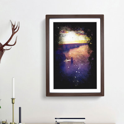 Sunset - Picture Frame Painting Print
