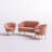 Hendrix Velvet Channel Tufted Living Room Set-81912052