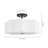 Thornhill 4-Light Modern Fabric Semi Flush Mount Ceiling Light for  Entryway