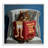 Squirrel Reading Red Book On Chair Sassy Humor by Lucia Heffernan - Painting-105589488-105589489