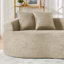Canapé modulaire Cloud courbé minimaliste en chenille modulaire sans assemblage-105682790